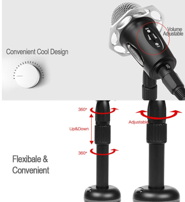 Compatible con PC y Mac para transmisión en vivo, KTV, etc.