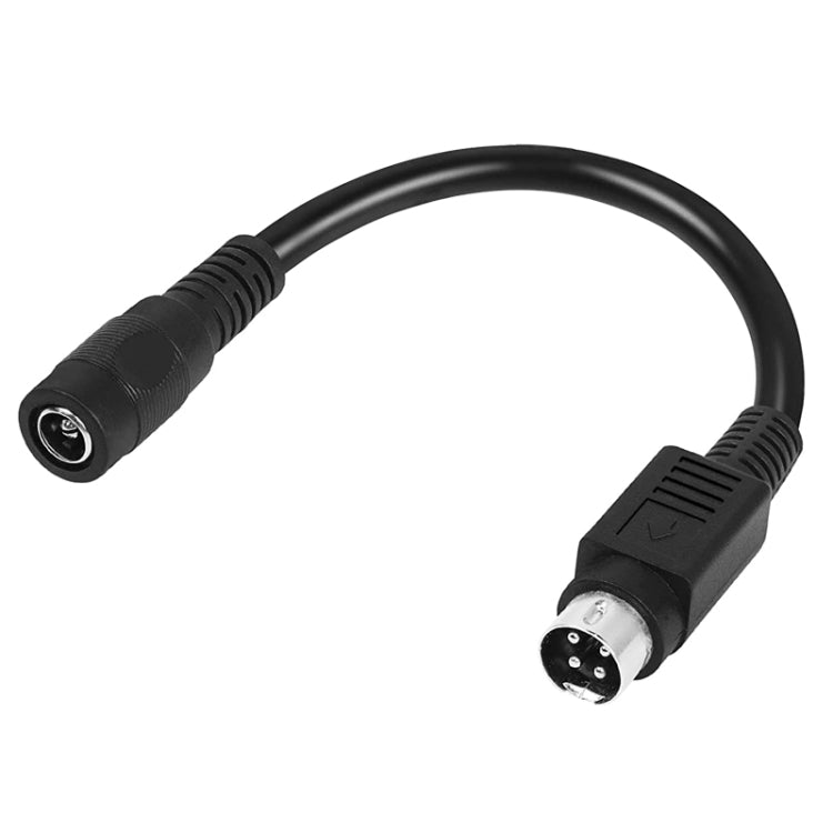 Cable de conexión de alimentación DIN macho de 4 pines a CC hembra de 5,5 x 2,1 mm, longitud: 0,15 m, 4 Pin To DC 5.5x2.1mm