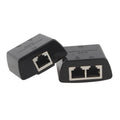 Acoplador de red Ethernet RJ45 a 2 x RJ45 Protección contra rayos y truenos