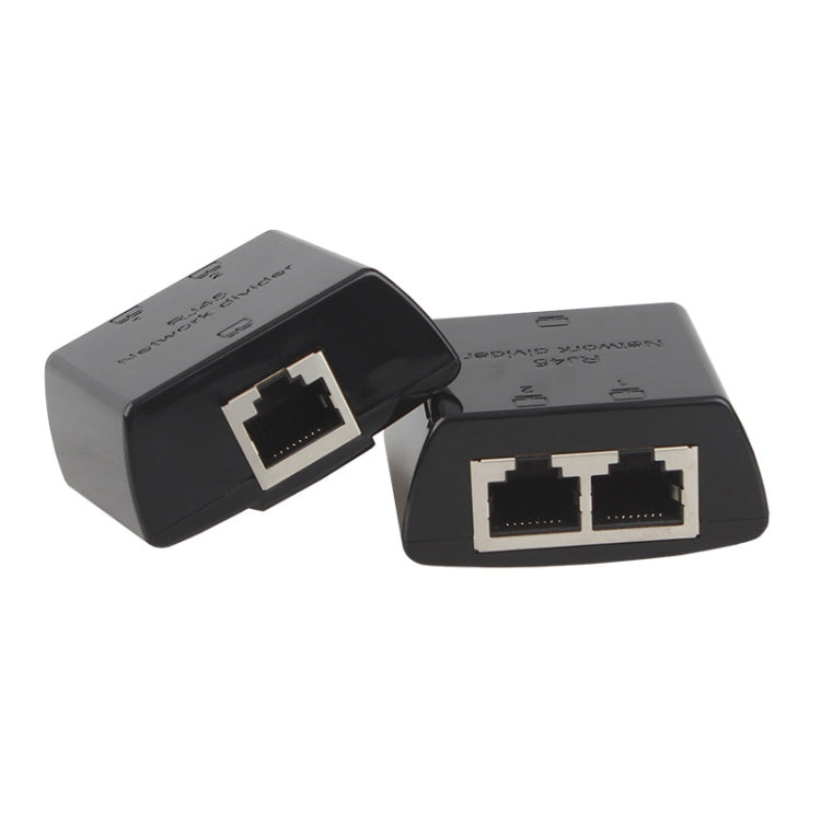 Acoplador de red Ethernet RJ45 a 2 x RJ45 Protección contra rayos y truenos