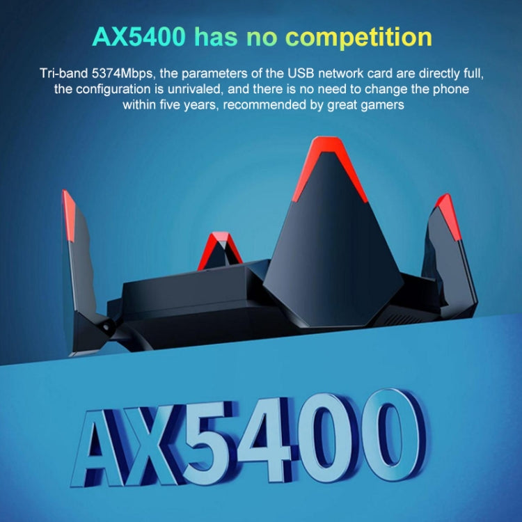 COMFAST CF-977AX 5400Mbps Tarjeta de red inalámbrica tribanda WiFi6 Adaptador tipo C, CF-977AX