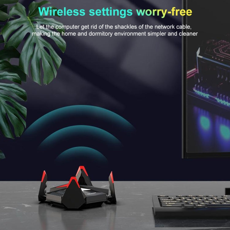 COMFAST CF-977AX 5400Mbps Tarjeta de red inalámbrica tribanda WiFi6 Adaptador tipo C, CF-977AX