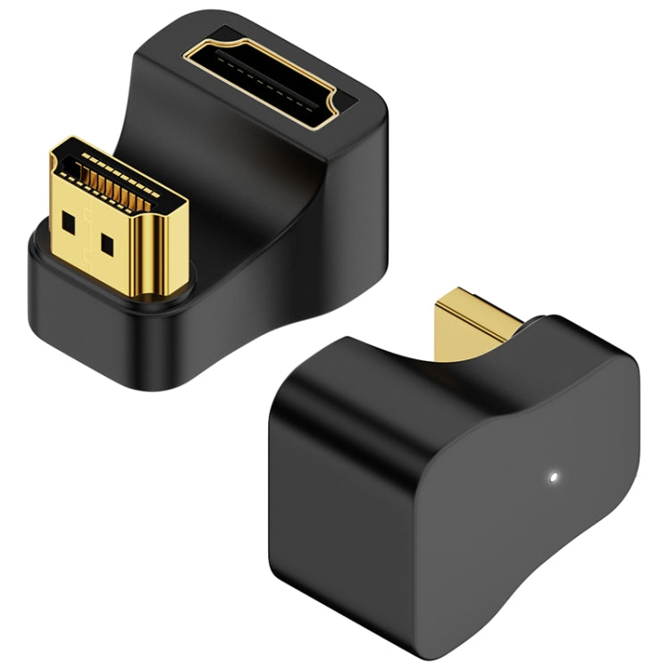 Adaptador de curva en U A8K-16 8K HDMI macho a HDMI hembra, A8K-16
