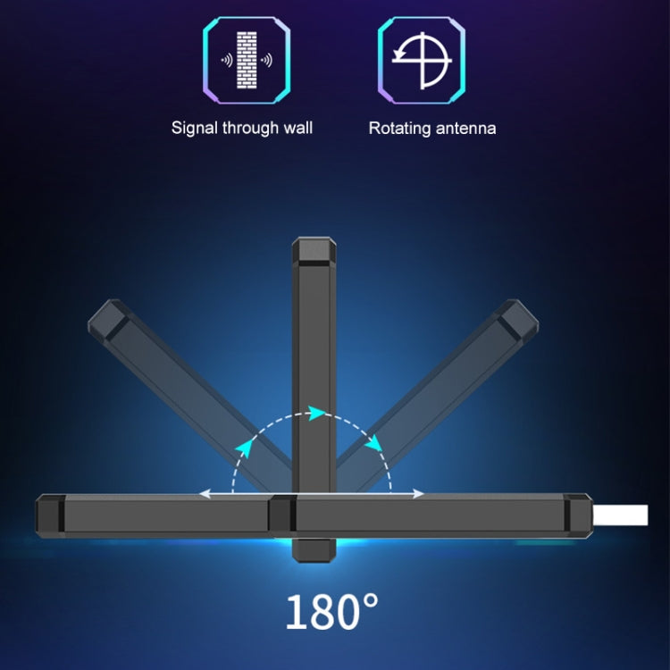 COMFAST 972 AX 5400Mbps WiFi 6 Free Drive Tarjeta de red inalámbrica USB, CF-972AX