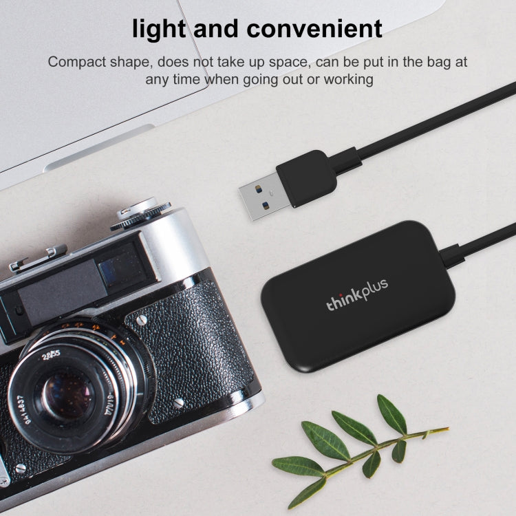 Lector de tarjetas multifunción Lenovo thinkplus TC102 USB 3 en 1
