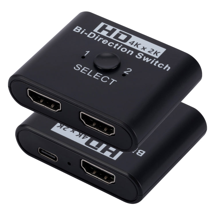 Conmutador HDMI bidireccional de video HD 4K 2 en 1 salida, SL
