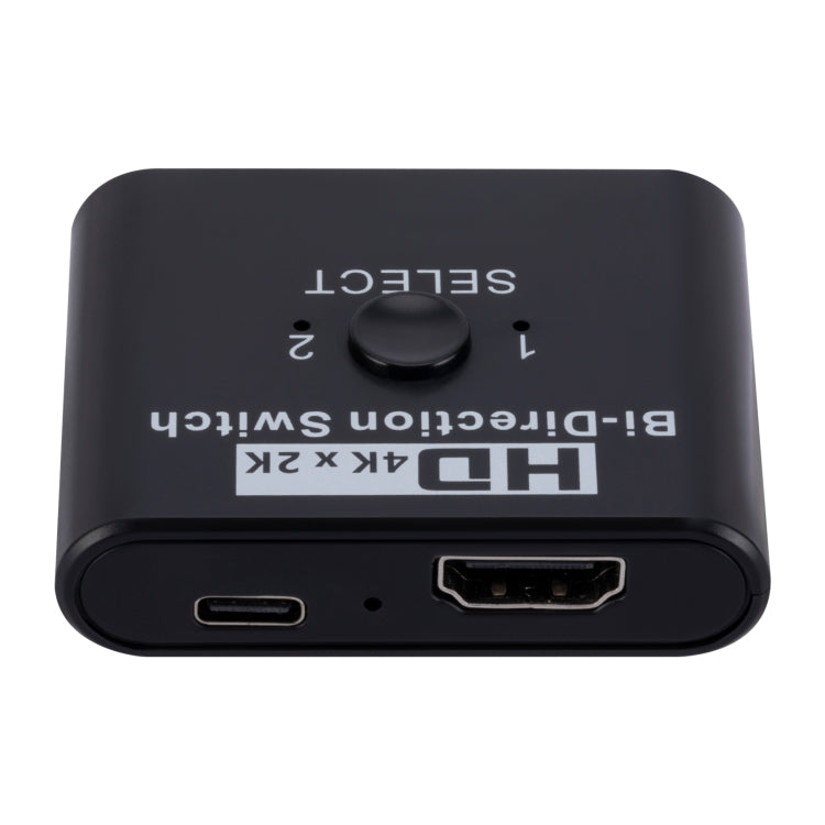 Conmutador HDMI bidireccional de video HD 4K 2 en 1 salida, SL