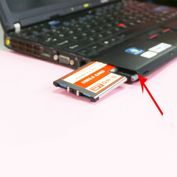 Tarjeta Express con ranura PCI de 54mm, 2 puertos USB 3.0, 5Gbps, para ordenador portátil/portátil, 54mm