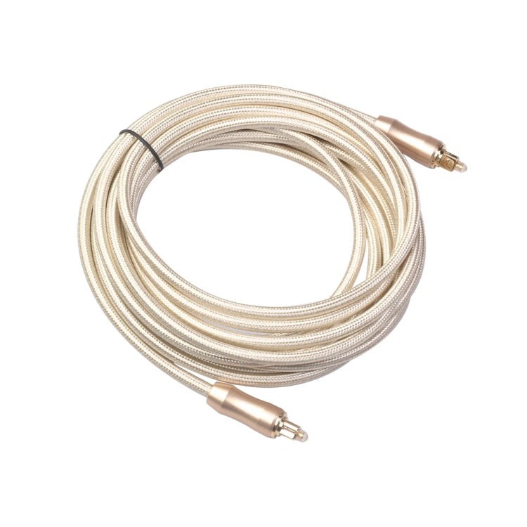 QHG02 SPDIF 5m OD6.0mm Toslink FIBRA Macho a Macho Cable de Audio Óptico Digital, 5m
