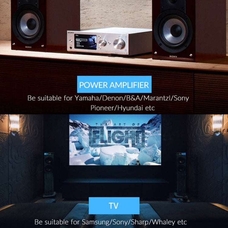 QHG02 SPDIF 5m OD6.0mm Toslink FIBRA Macho a Macho Cable de Audio Óptico Digital, 5m