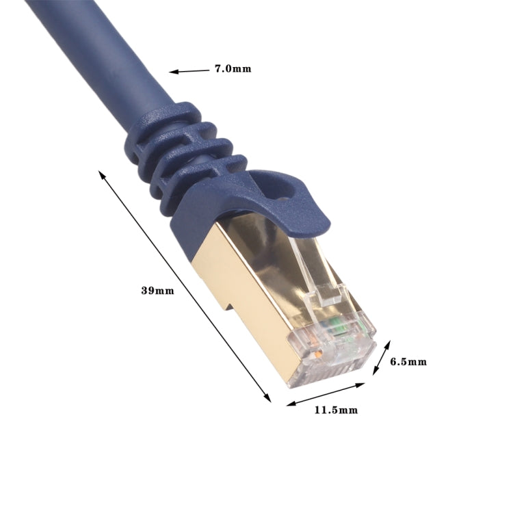 Cable LAN de red Ethernet, enrutador, conmutador de ordenador, CAT8, 1m, conector RJ45, 1m