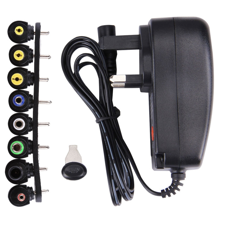 Adaptador de enchufe de pared de alimentación universal de 30 W con enchufe británico con puerto USB de 5 V 2,1 A, puntas: 8 piezas, longitud del cable: aproximadamente 1,2 m, UK Plug