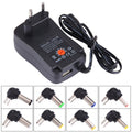 Adaptador de enchufe de pared de alimentación universal de 30 W con enchufe europeo con puerto USB de 5 V 2,1 A, puntas: 6 piezas, longitud del cable: aproximadamente 1,2 m, EU Plug
