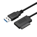 Indicador de adaptador de cable SATA delgado profesional USB 3.0 a 7+6 pines, USB 3.0