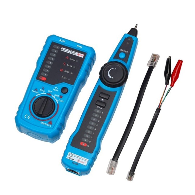BSIDE FWT11 RJ11 / RJ45 Rastreador de cables telefónicos Ethernet LAN Probador de cables de red Detector Buscador de líneas, FWT11 Line Finder