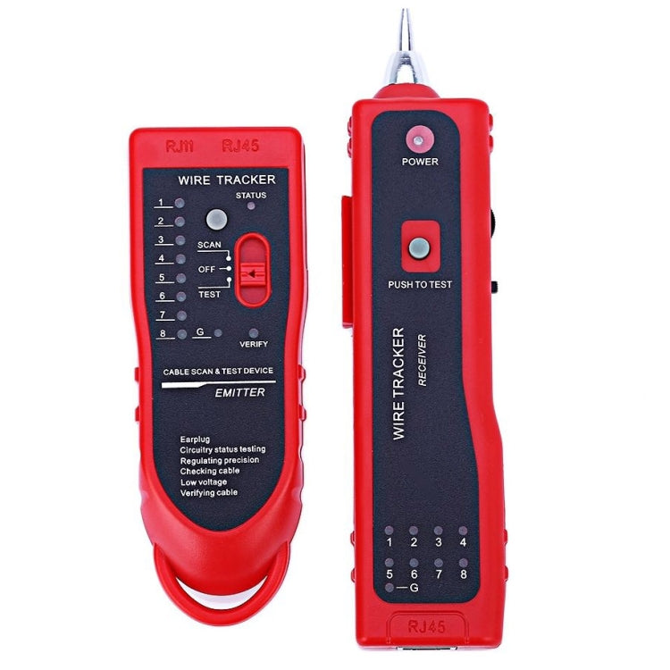 RJ11 / RJ45 Rastreador de cables telefónicos Ethernet LAN Probador de cables de red Detector Buscador de líneas, RJ11 / RJ45 Line Finder