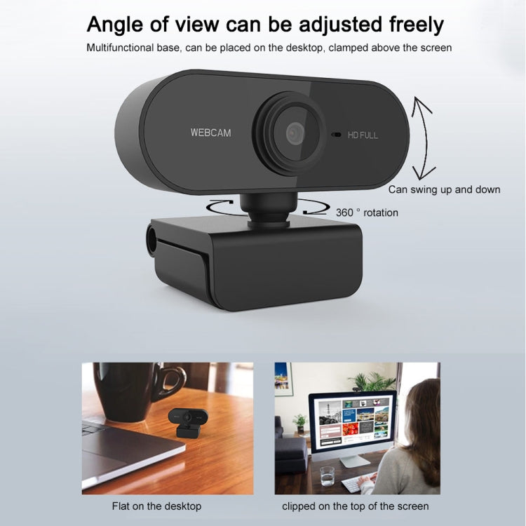Cámara web HD-U01 1080P USB con micrófono