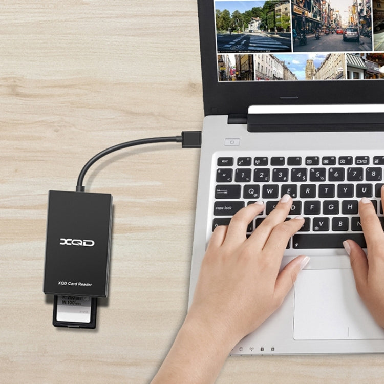 Rocketek CR312-A USB3.0 SD / XQD 2 en 1 Lector de Tarjetas, USB3.0