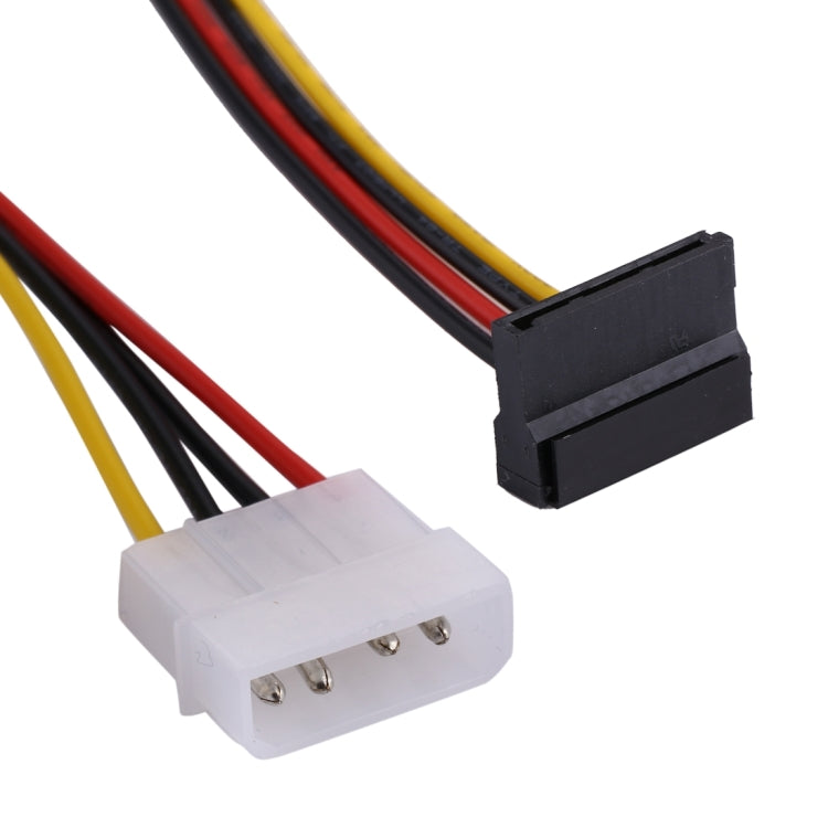 Cable de extensión de fuente de alimentación hembra Molex de 4 pines de 35 cm a 2 x SATA hembra, 4 Pin Female to 2 x SATA Female