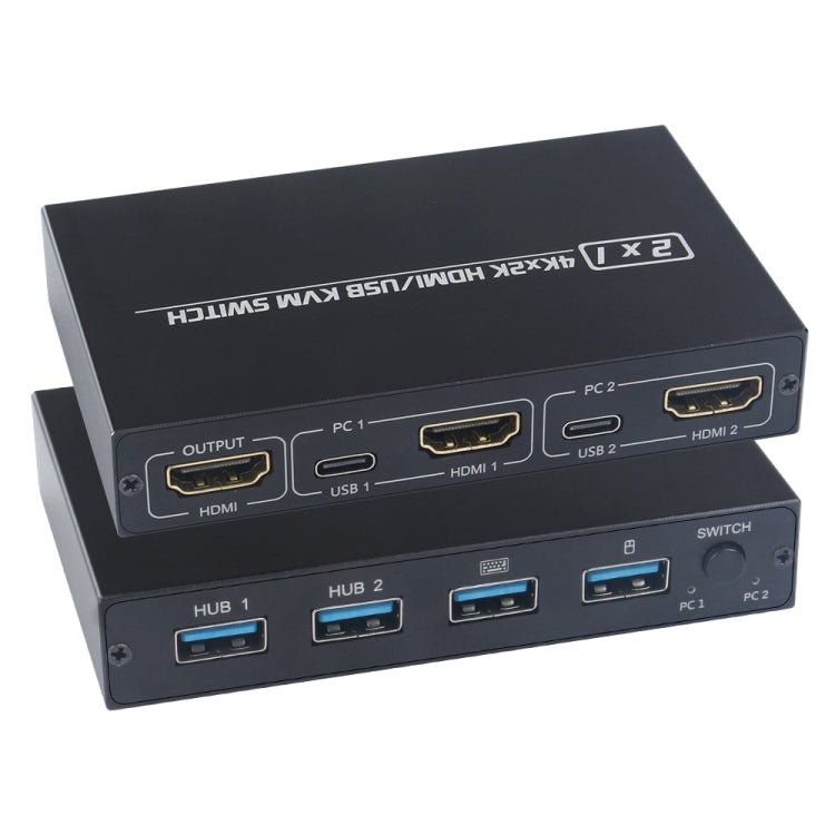 AM-KVM201CL Conmutador 2x1 4Kx2K HDMI/USB/KVM, AM-KVM201CL