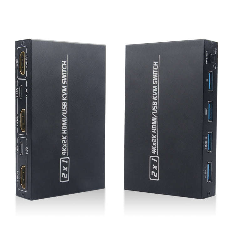 AM-KVM201CL Conmutador 2x1 4Kx2K HDMI/USB/KVM, AM-KVM201CL