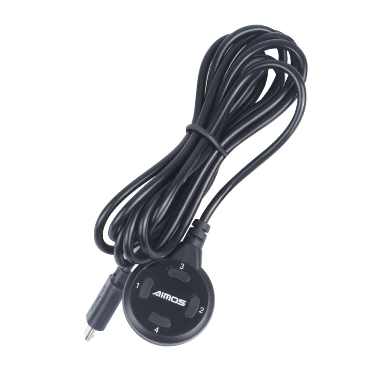 AIMOS AM-SH4 Conmutador Dispositivo para compartir Extensor de cable de extensión de 4 botones, AM-SH4