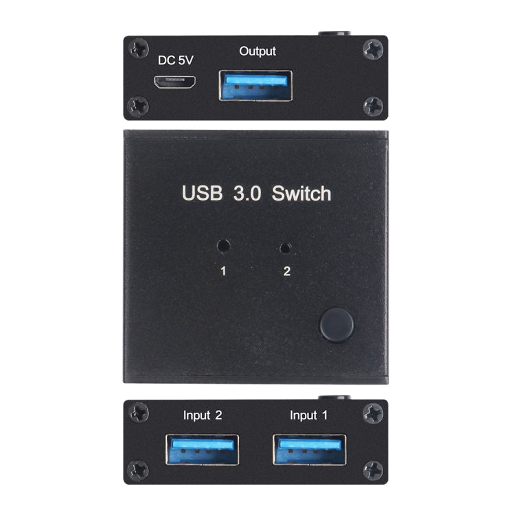 AM-U301 Conmutador USB 3.0 de 2 entradas y 1 salida