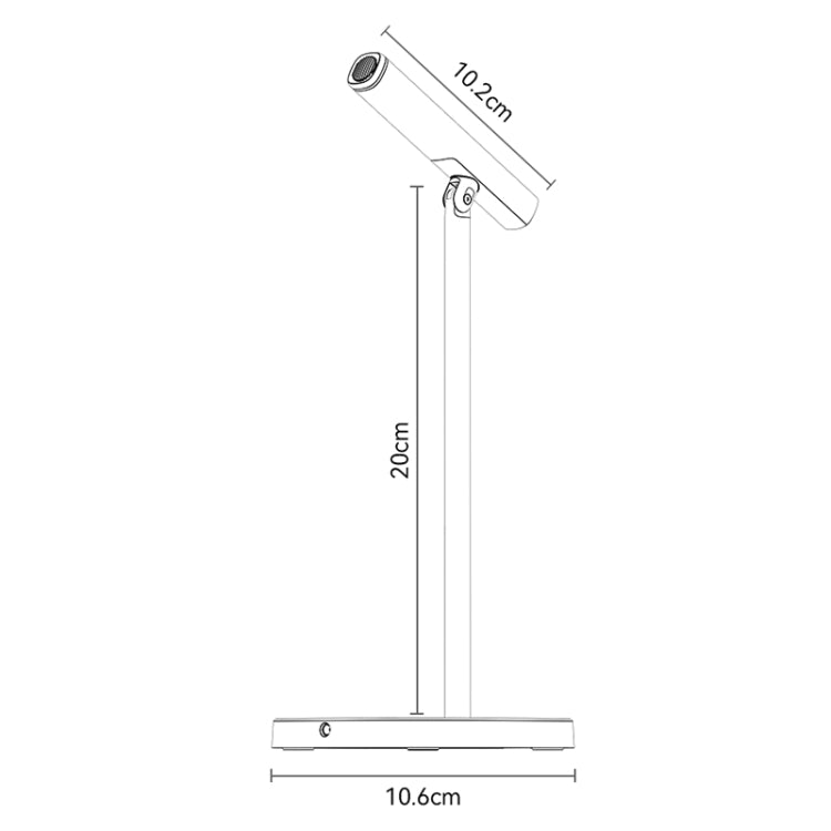 YESIDO KR18 Micrófono omnidireccional de escritorio con cancelación de ruido USB de 360 grados, KR18