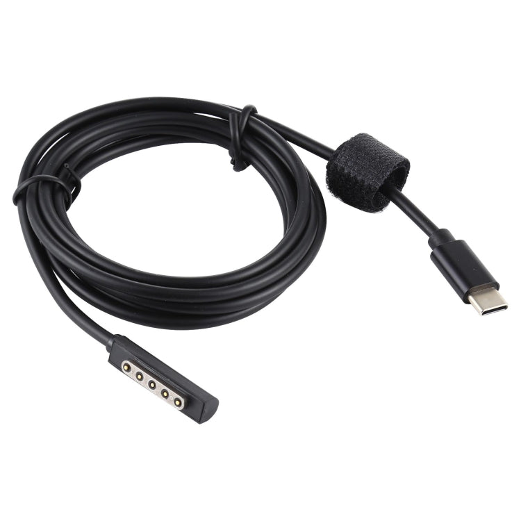 Cable de carga rápida PD 65W con fuente de alimentación USB-C / Type-C para Microsoft Surface Pro 2, longitud del cable: 1,5 m