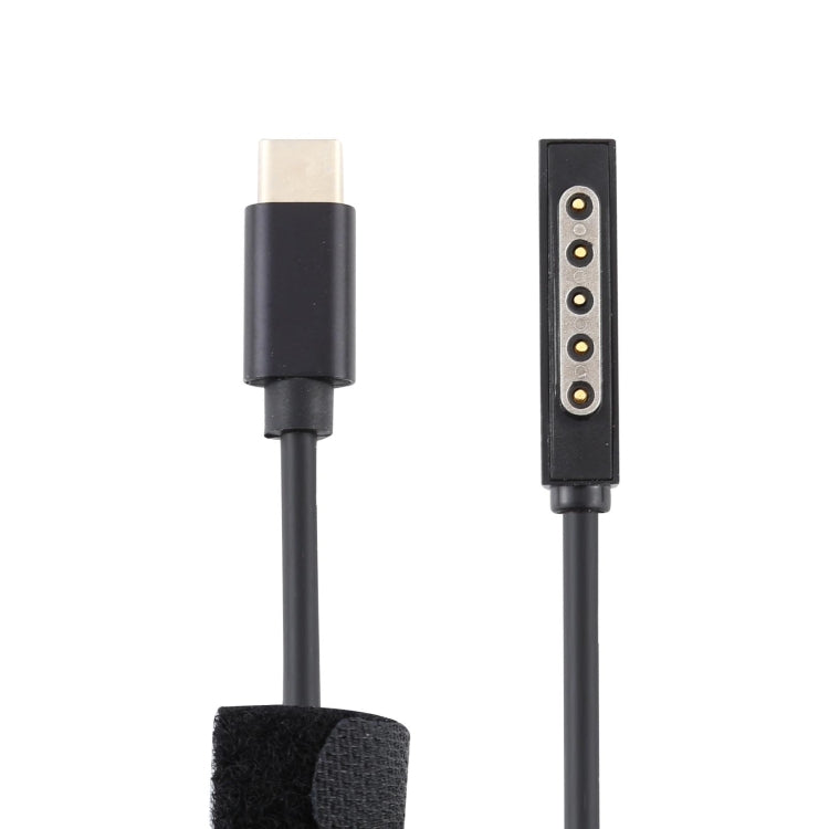Cable de carga rápida PD 65W con fuente de alimentación USB-C / Type-C para Microsoft Surface Pro 2, longitud del cable: 1,5 m