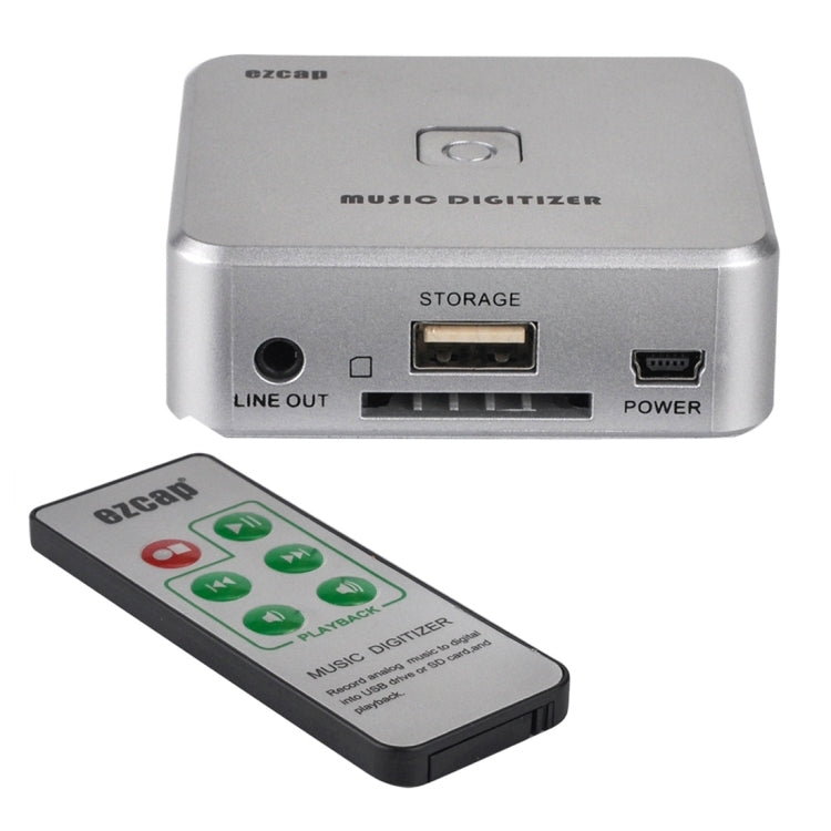 Tarjeta adaptadora de grabadora de captura de audio EZCAP241, convertidor digitalizador de audio analógico RCA R/L de 3,5 mm a música MP3