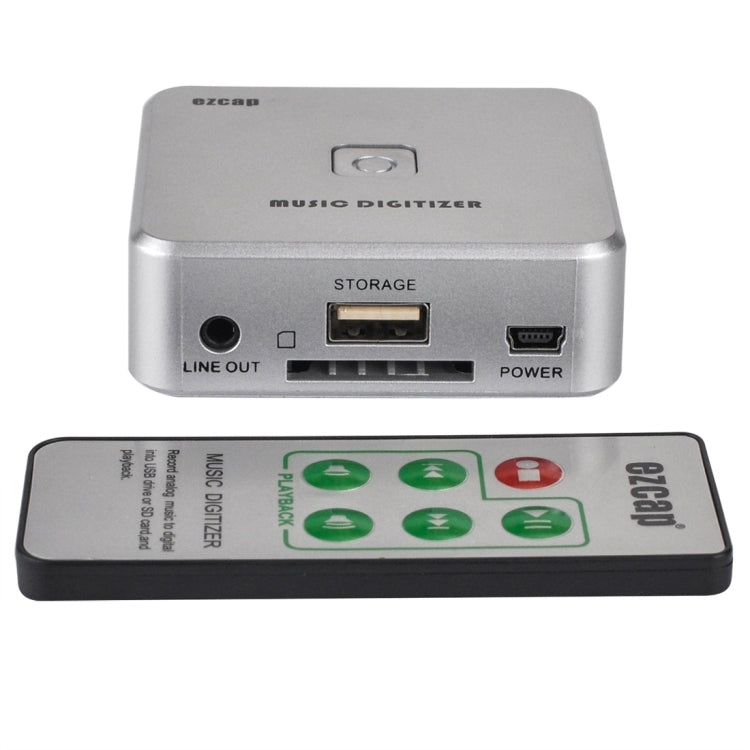 Tarjeta adaptadora de grabadora de captura de audio EZCAP241, convertidor digitalizador de audio analógico RCA R/L de 3,5 mm a música MP3