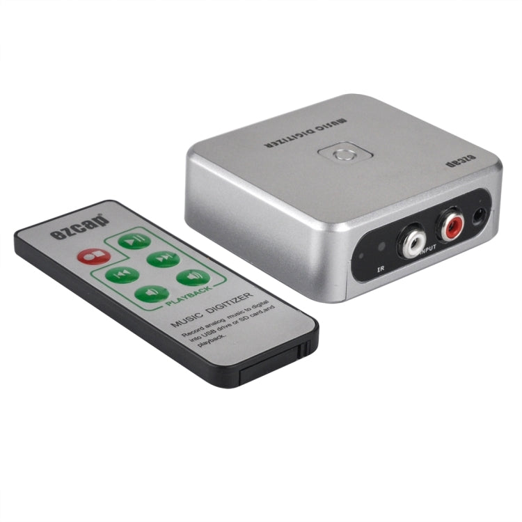 Tarjeta adaptadora de grabadora de captura de audio EZCAP241, convertidor digitalizador de audio analógico RCA R/L de 3,5 mm a música MP3