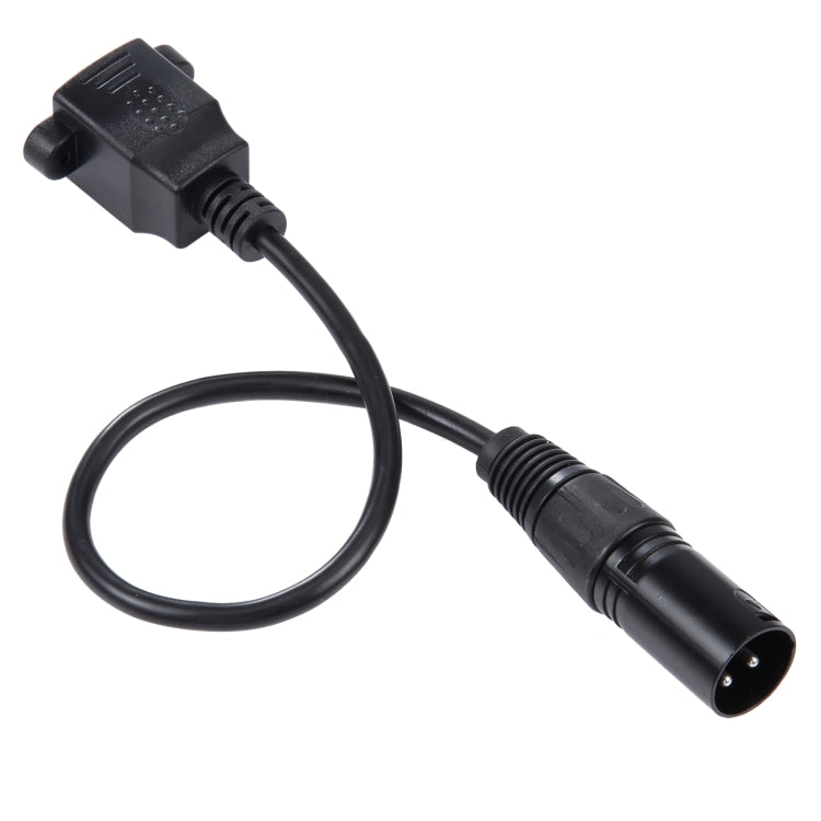 Cable de extensión de red LAN Ethernet XLR macho a RJ45 hembra de 3 pines, longitud del cable: 30 cm, 3-pin XLR Male to RJ45 Female