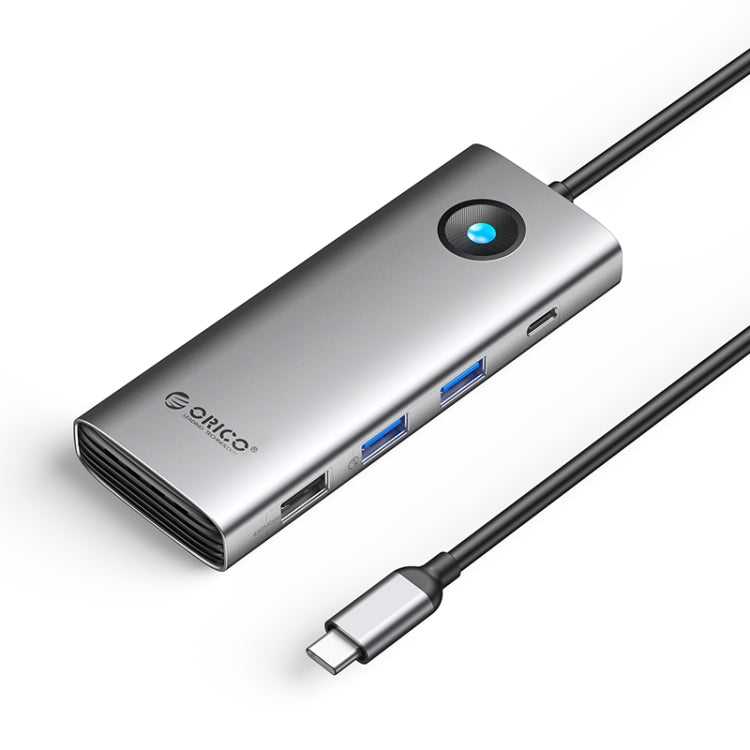 ORICO PW11-8PC Estación de acoplamiento multifunción tipo C / USB-C 8 en 1 de 5 Gbps, PW11-8PC