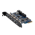 ORICO PVU3-5O2I USB3.0 * 5 + ranura de 20 pines * 1 tarjeta PCI Express para escritorio, transmisión de datos supervelocidad de 5 Gbps, 5 Ports USB3.0
