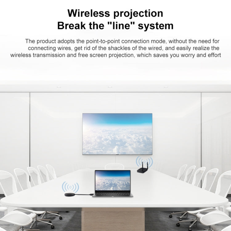 Transmisor y receptor HDMI inalámbrico Measy A20W, Distancia de transmisión: 50 m, Wireless Transmitter and Receiver 50m