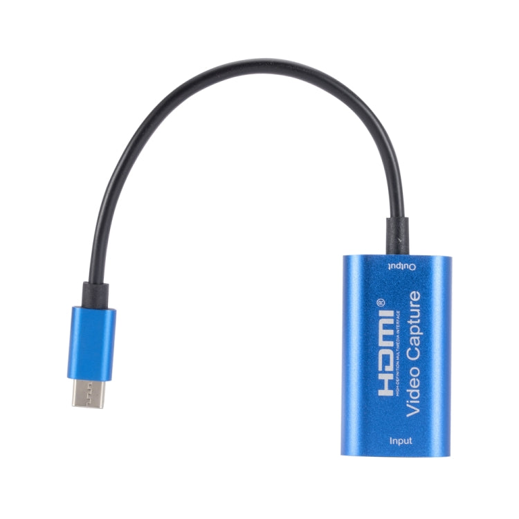 CJK025 USB-C / Type-C macho a HDMI hembra Tarjeta de captura de audio y video, Type-C to HDMI