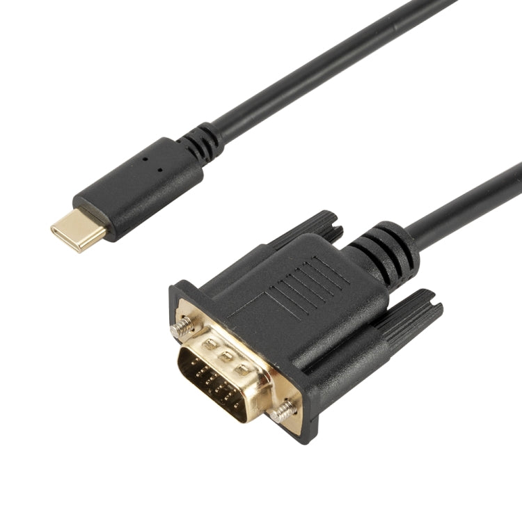 TC026 Cable adaptador macho a VGA macho 1,8 m 1080P USB-C / Type-C