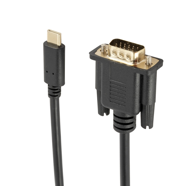 TC026 Cable adaptador macho a VGA macho 1,8 m 1080P USB-C / Type-C