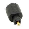 Adaptador de Audio de fibra óptica con cabezal de conversión de puerto redondo a puerto cuadrado EMK, Round Port to Square Port