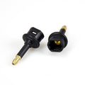 Adaptador de Audio de fibra óptica con cabezal de conversión de puerto cuadrado a puerto redondo EMK, Square Port to Round Port