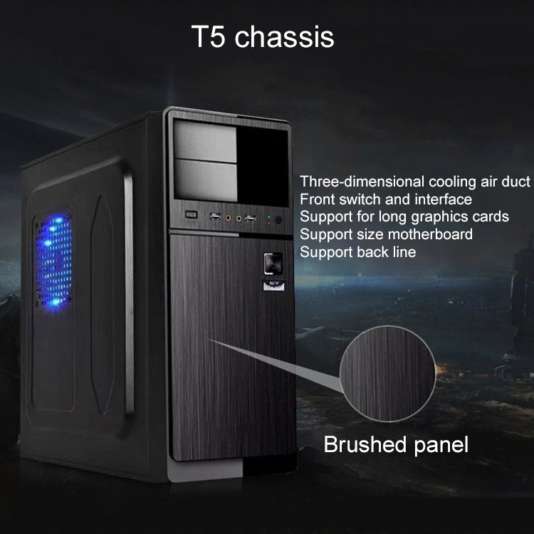 T5 USB 2.0 Chasis principal 400x190x410 mm Micro-ATX / ATX PC PC Caja de computadora de escritorio, T5