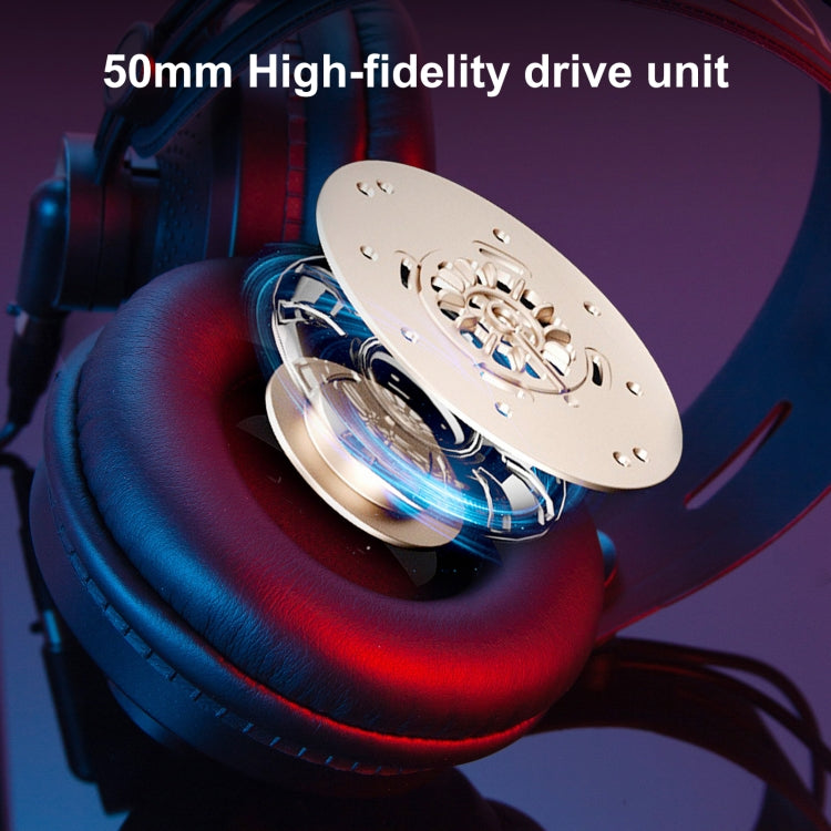 Auriculares con monitor de grabación Yanmai D68, D68(Black Gold), D68(Black Blue)