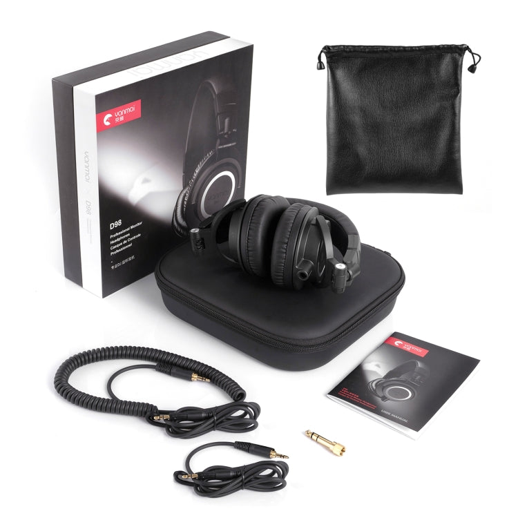 Auriculares con monitor de grabación profesional Yanmai D98, D98(Black), D98(Silver Grey)