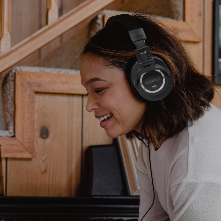 Auriculares con monitor de grabación profesional Yanmai D98, D98(Black), D98(Silver Grey)