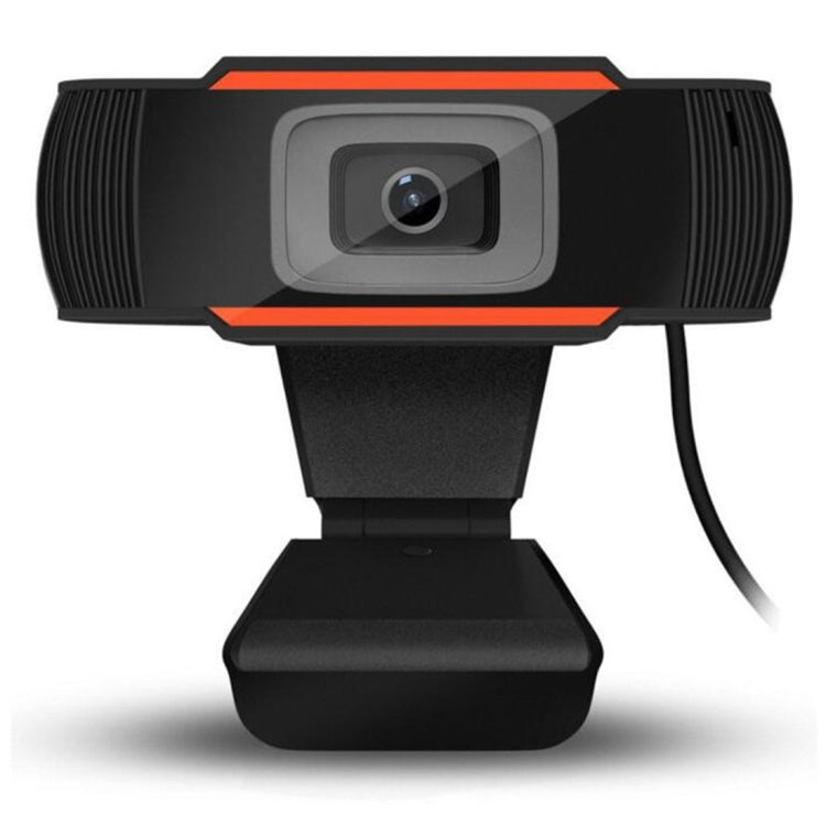 A870 480P Píxeles HD Cámara web de 360 grados USB 2.0 Cámara para PC con micrófono para computadora con Skype, PC y computadora portátil, longitud del cable: 1,4 m, A870 (Orange), A870 (Black)