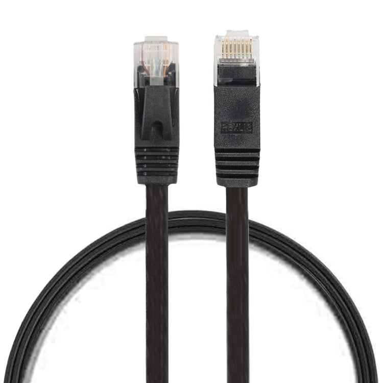 Cable LAN de red Ethernet plano ultrafino CAT6 de 0,5 m, cable de conexión RJ45, Length: 0.5m