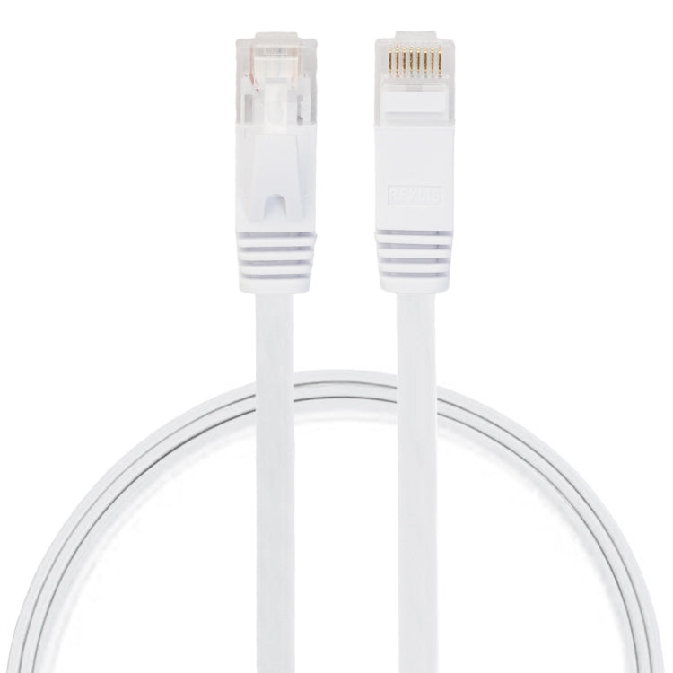 Cable LAN de red Ethernet plano ultrafino CAT6 de 0,5 m, cable de conexión RJ45, Length: 0.5m