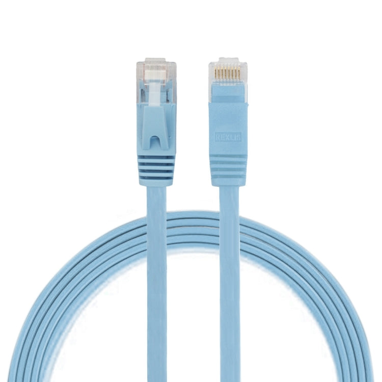 Cable LAN de red Ethernet plano ultrafino CAT6 de 1 m, cable de conexión RJ45, Length: 1m